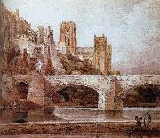 Thomas Girtin durham cathedral and bridge oil painting reproduction